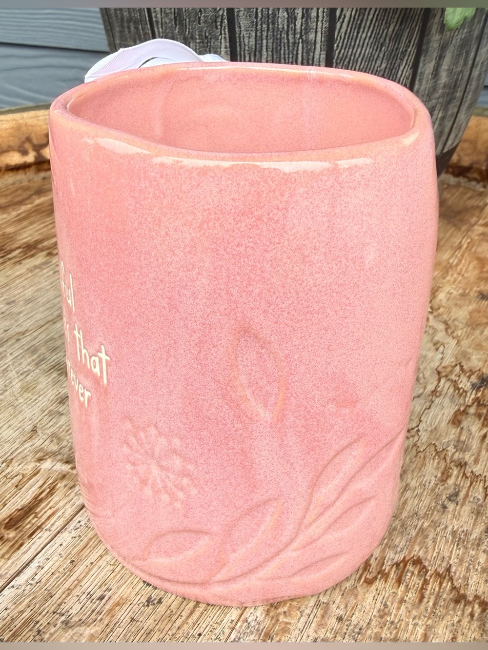 Disney Rae Dunn Piglet Pink Mug Thankful Friends NWT - Picture 3 of 5